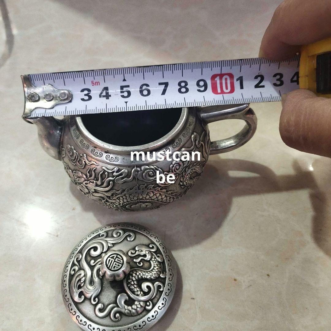 銅製 龍鳳徳利 茶壺 茶器 装飾品 工芸品 置物