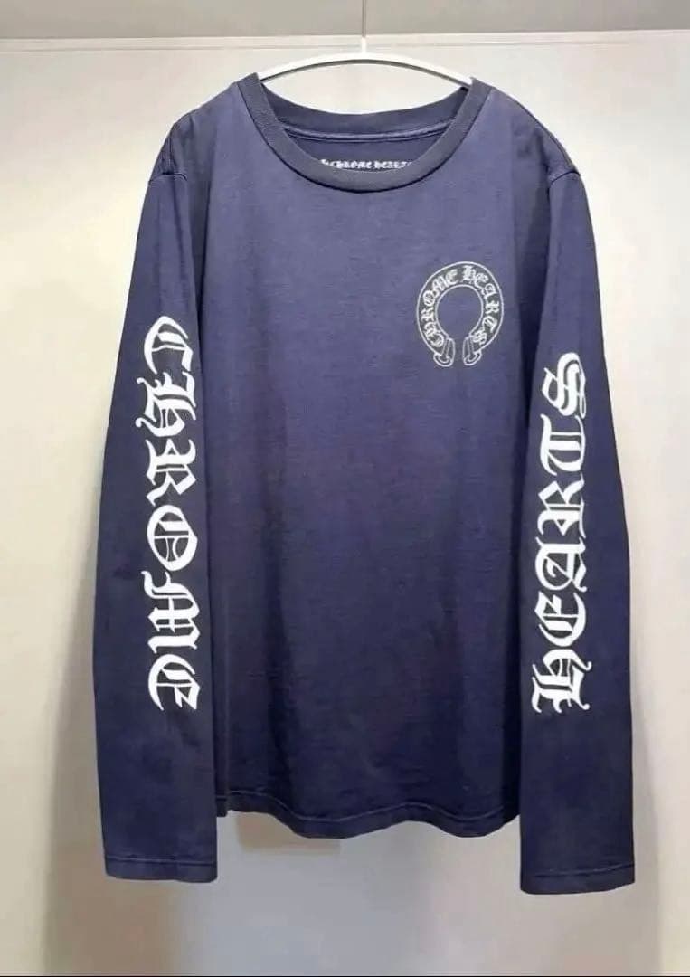 クロムハーツ　マッティボーイ　長袖Tシャツ　ロンT ネイビー