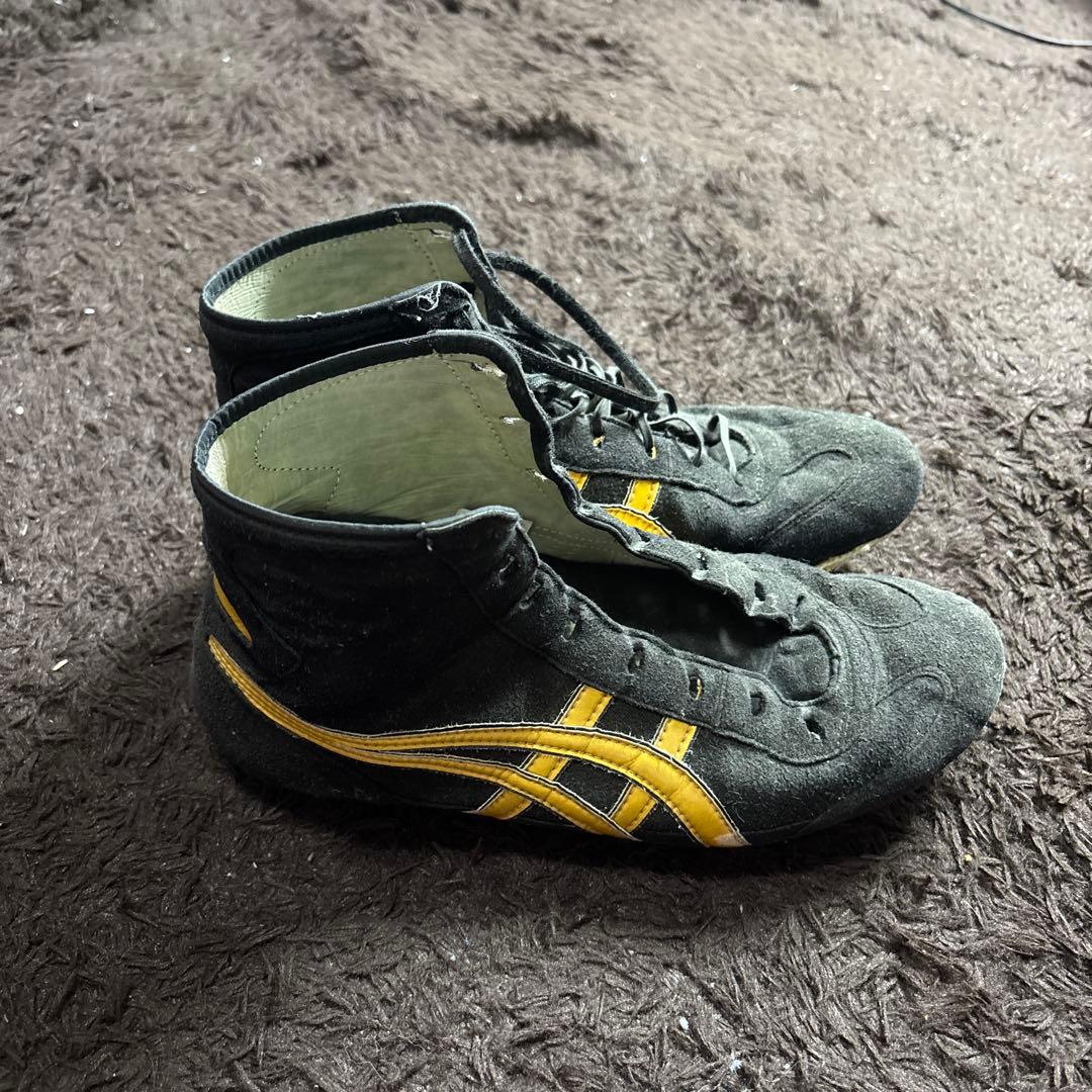 ASICS ボクシングシューズ ブラック/イエロー