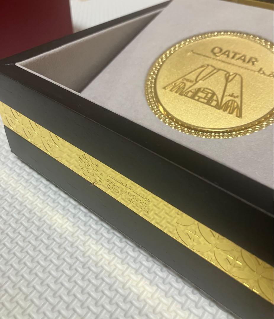 【完売品】EXPO2025 金メダル(大) 専用ケース付 大阪関西万博　カタール