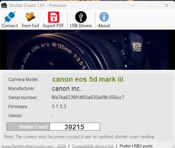 美品 キャノン　Canon EOS 5D Mark III ボディ 1521