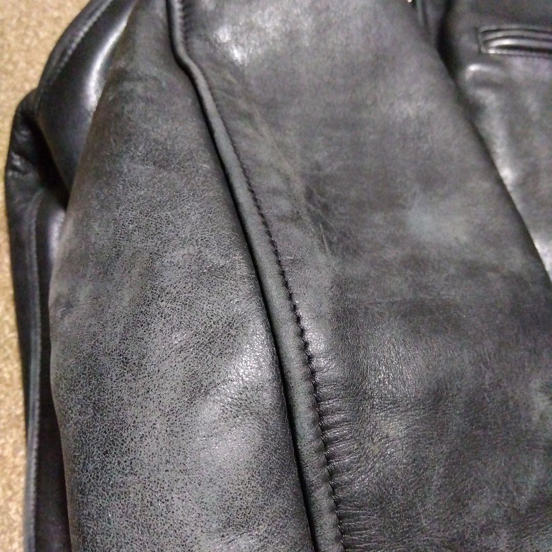 34inch アメリカ製 Schott シングルライダースジャケット