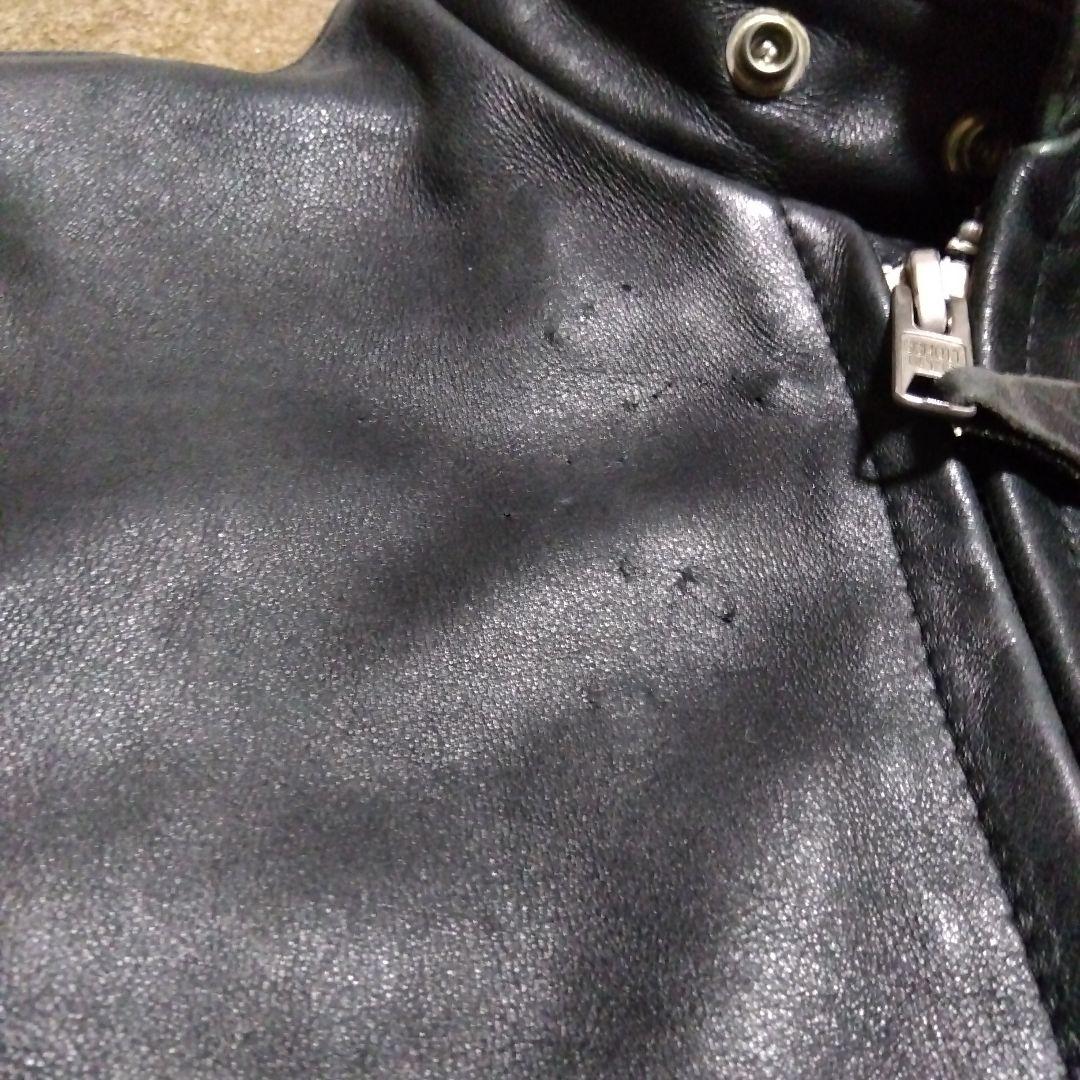 34inch アメリカ製 Schott シングルライダースジャケット