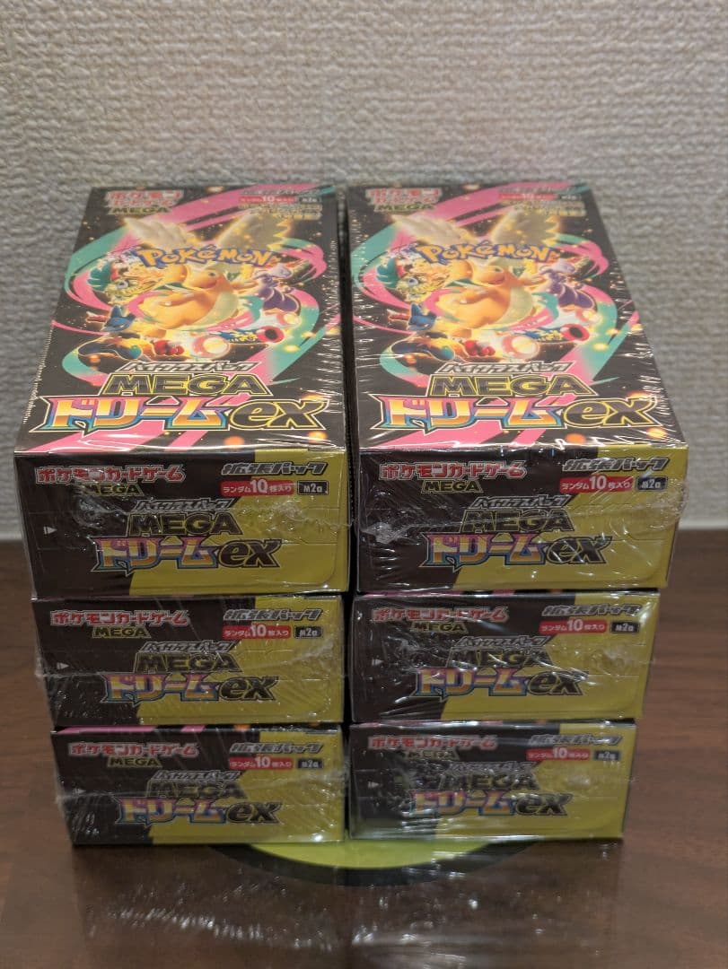 MEGAドリームex 新品 未開封 シュリンク付き BOX 6箱 メガドリーム