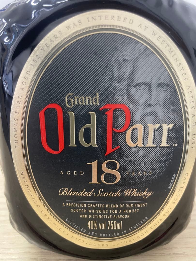 【美品・未開封・箱付】Grand Old Parr 18年 750ml