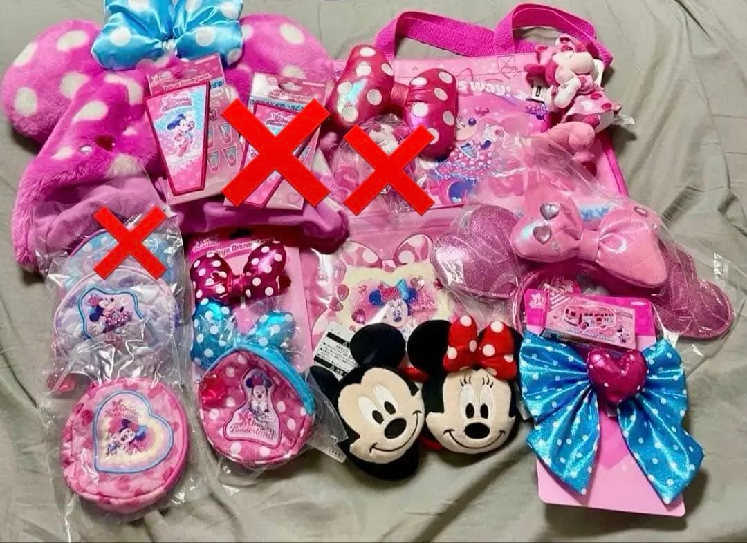 パルパルーザ ミニー 27点まとめ売り ファンキャップ ぬいぐるみ バッグ