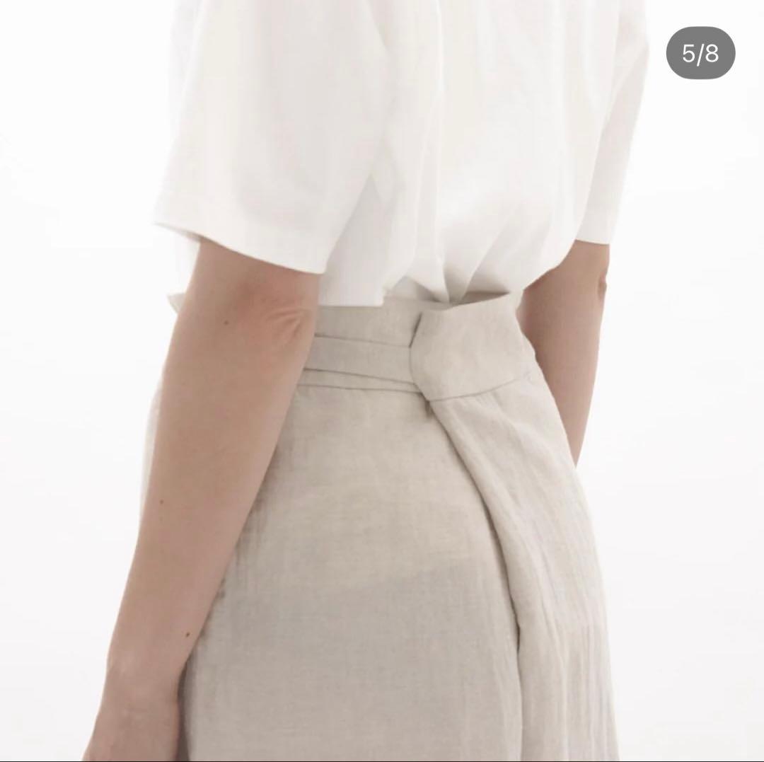 yaeca リネン リボン　キュロット (unisex)