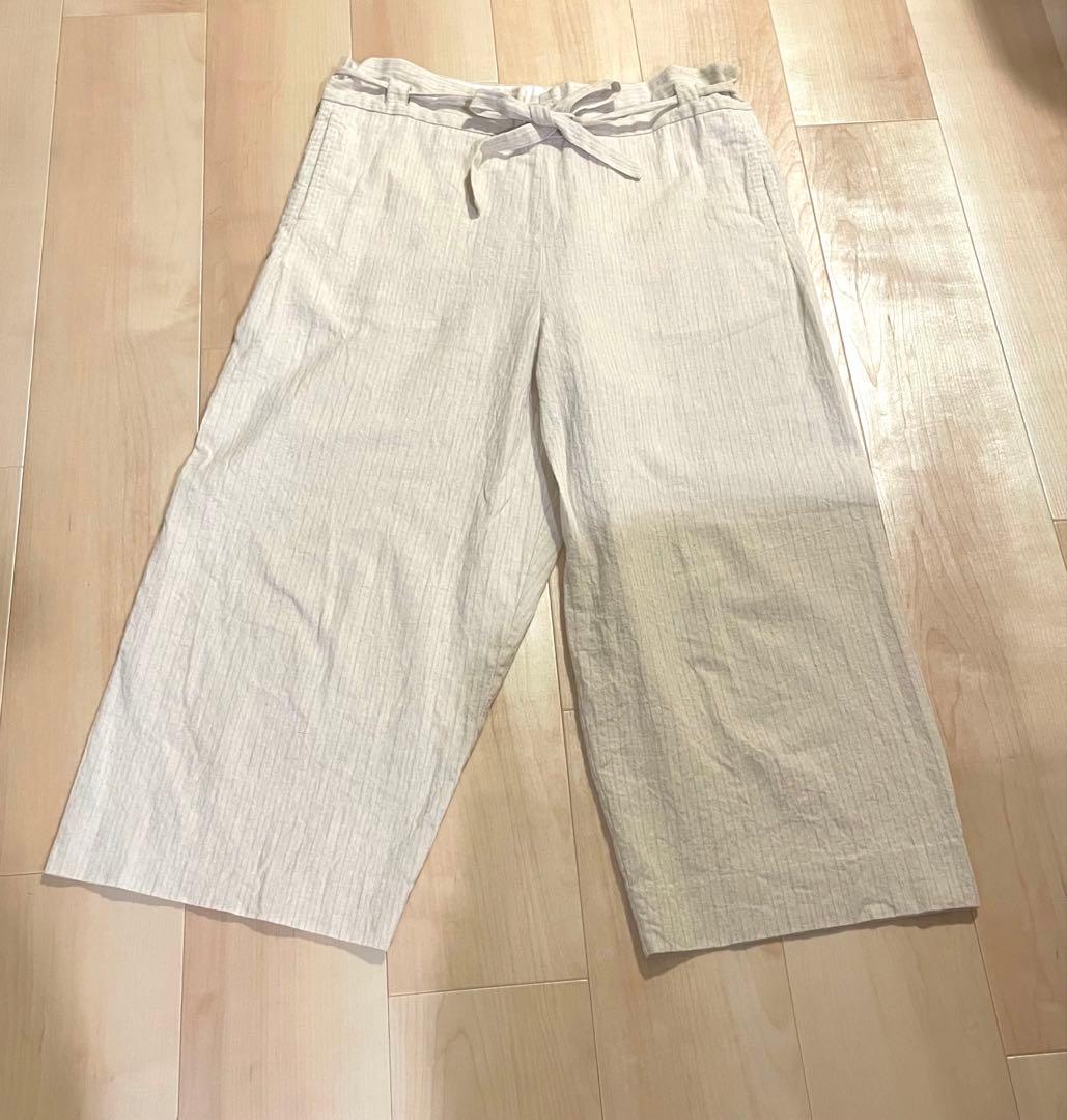 yaeca リネン リボン　キュロット (unisex)