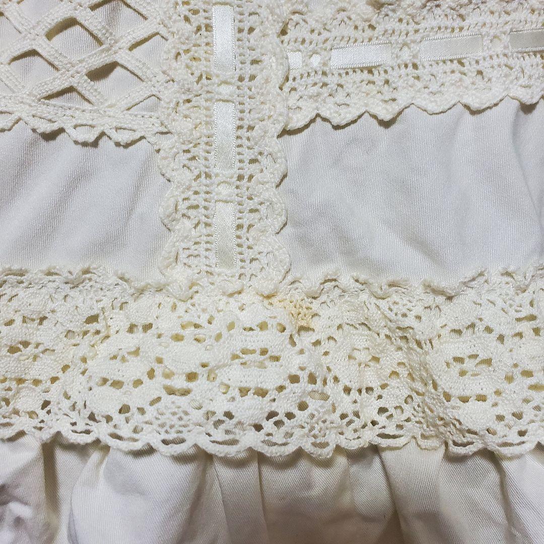 希少 BABY, コルセットスカート 生成 アイボリー