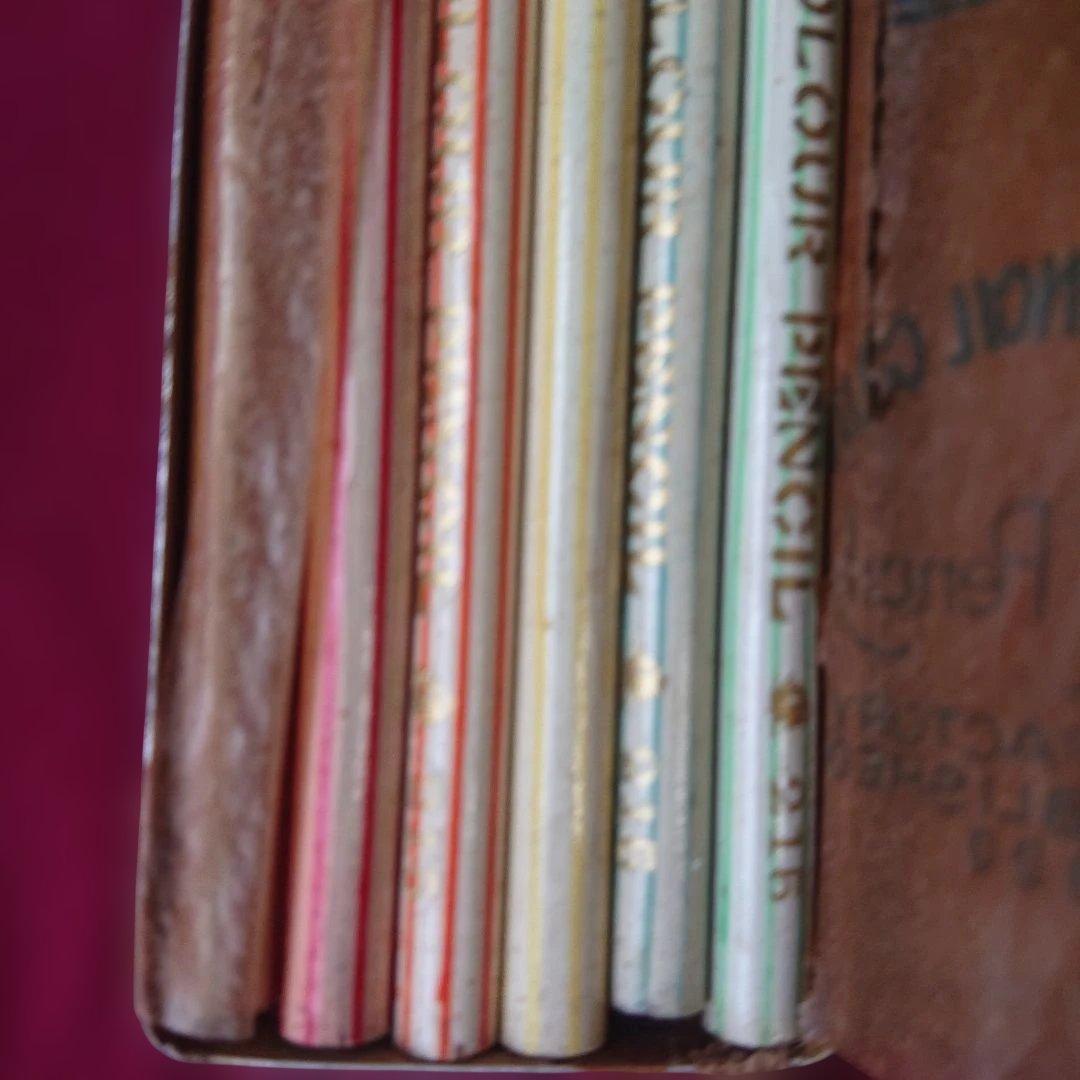 超希少ヴィンテージヨット鉛筆ブリキ箱入Yacht Pencils 1920年製