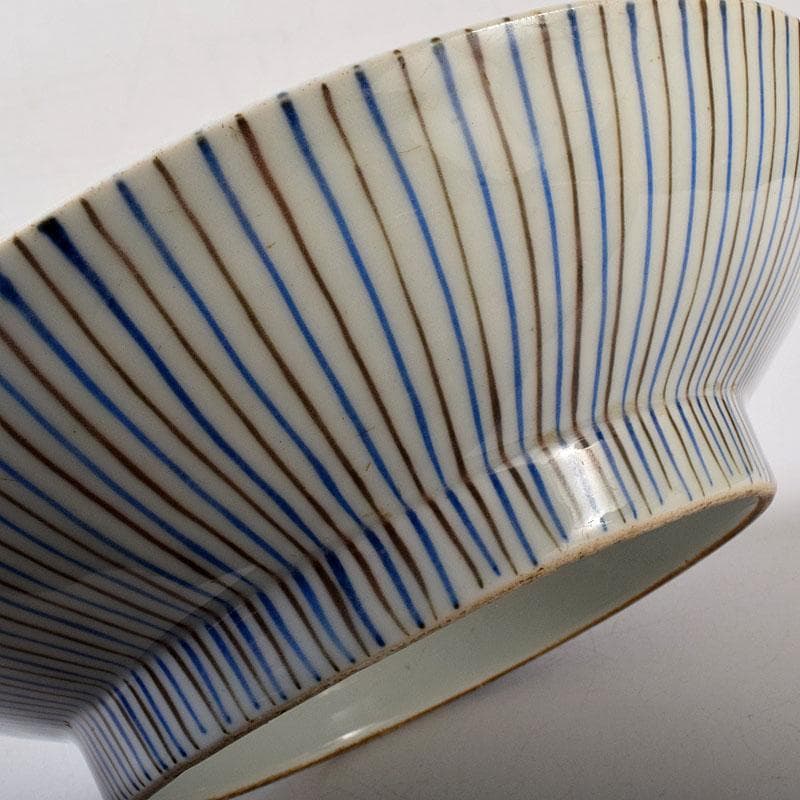 k8t　伊万里焼　古伊万里　染付　乱線草兎花文　高台皿　7692