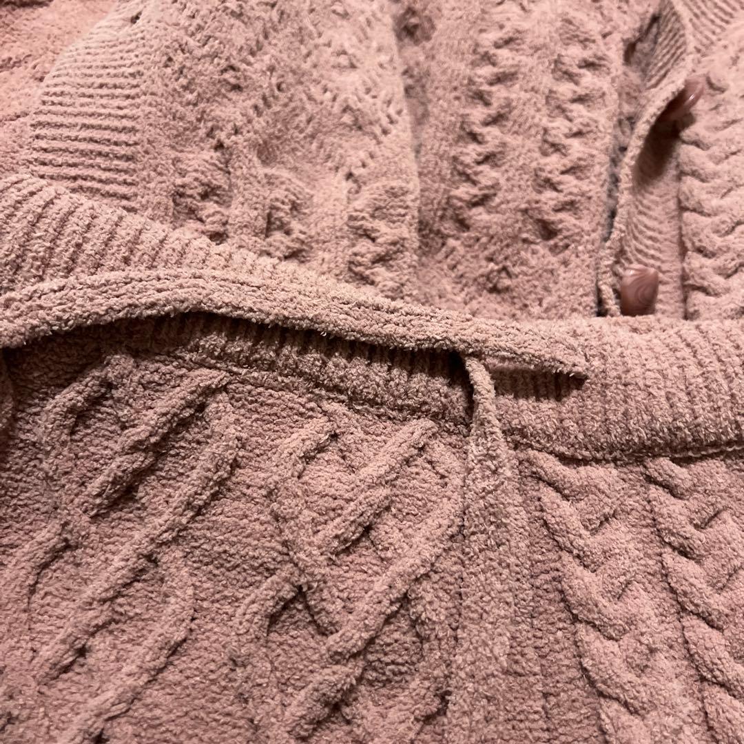 ジェラピケ バレンタイン ハートアラン カーディガン ショーパンセット