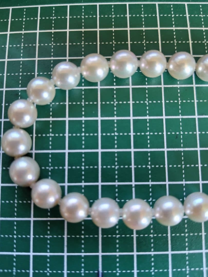 アコヤ真珠シルバーグレーの、3WAYネックレス