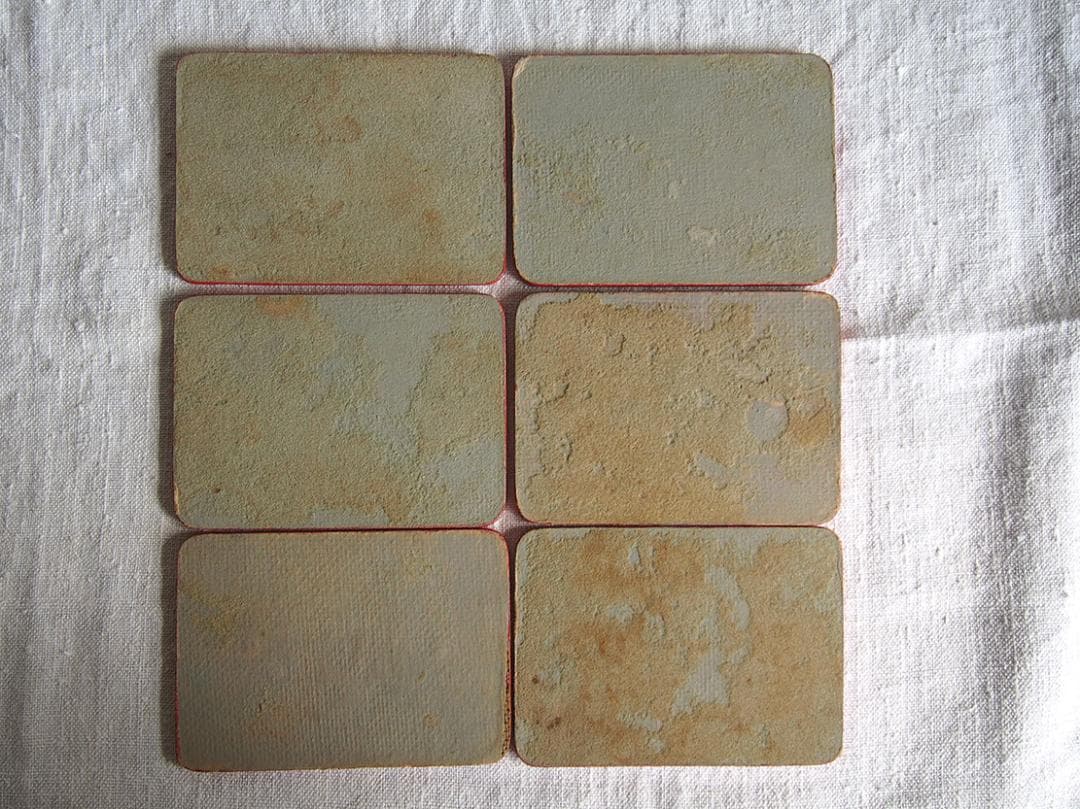 パリの画家ベルナール・ビュッフェのコースター6枚 ミッドセンチュリー /K319