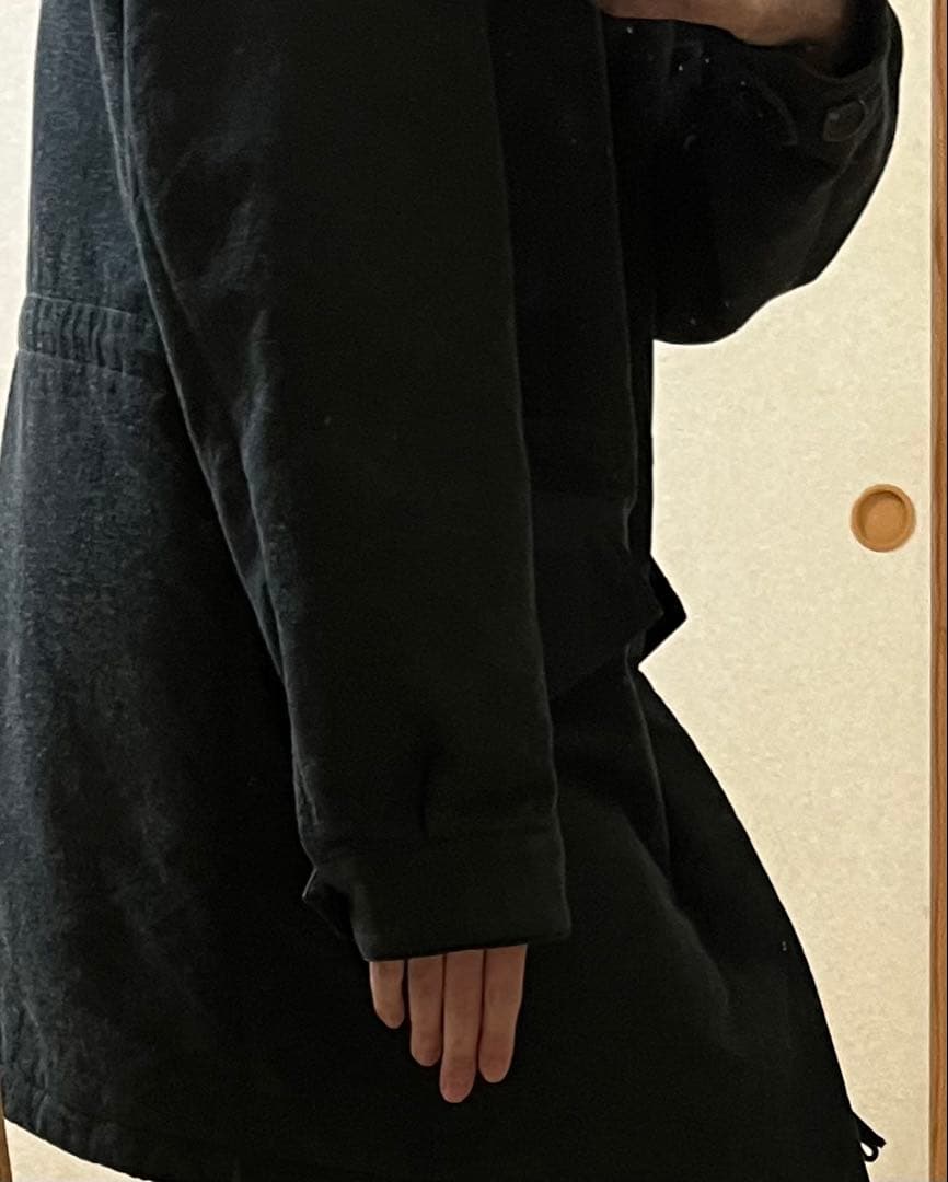 山内 裏ボア ミリタリーコート サイズ3 グレー 美品