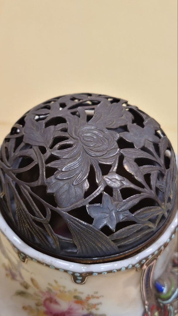 香炉　純銀火屋