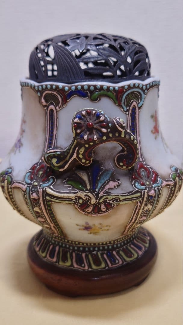 香炉　純銀火屋