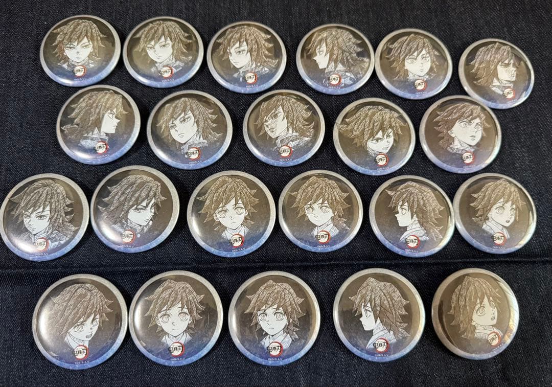 鬼滅の刃 鬼滅 柱DINING　お楽しみくじ　缶バッジ　冨岡義勇　3