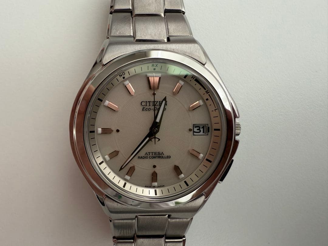 【シチズン】ATTESA エコドライブ ソーラー電波 H110-T110331