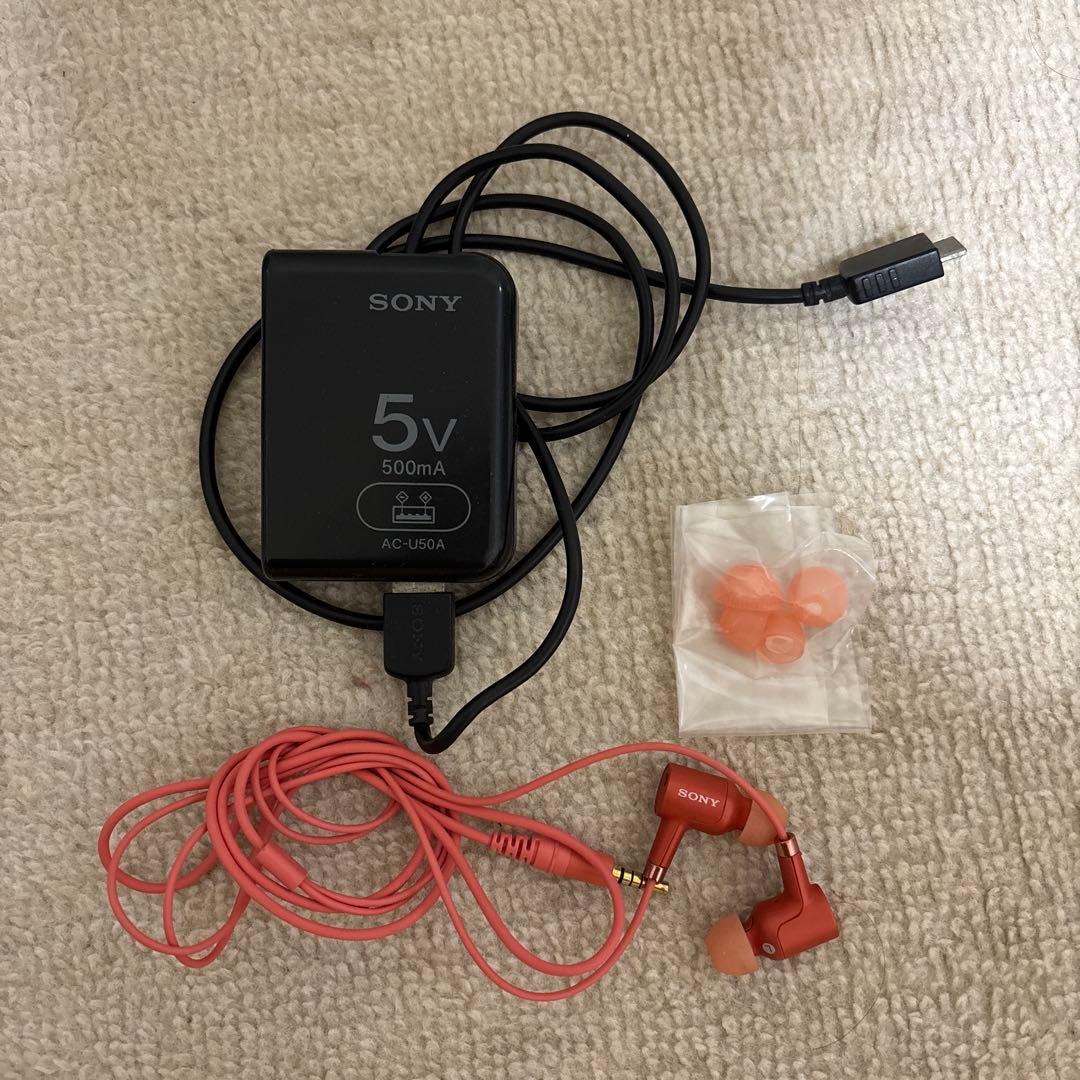 SONY NW-A45 レッド デジタル音楽プレーヤー