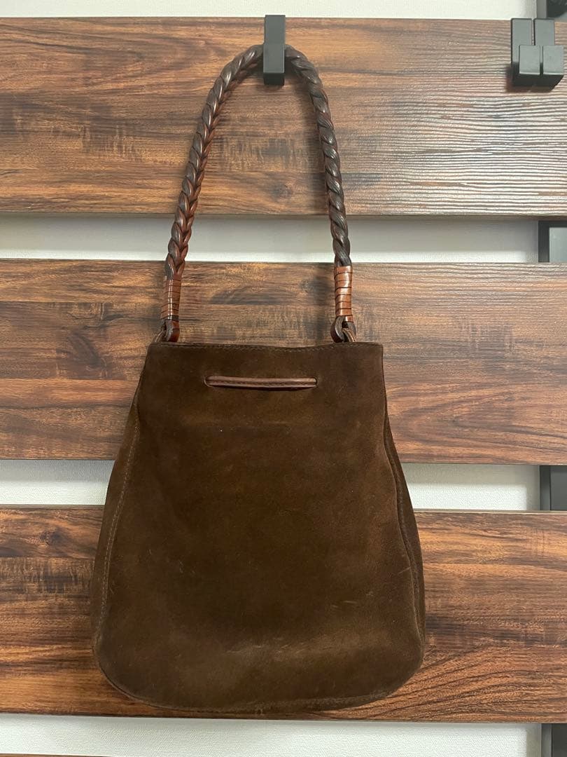 ラルフローレン　スウェードバッグ