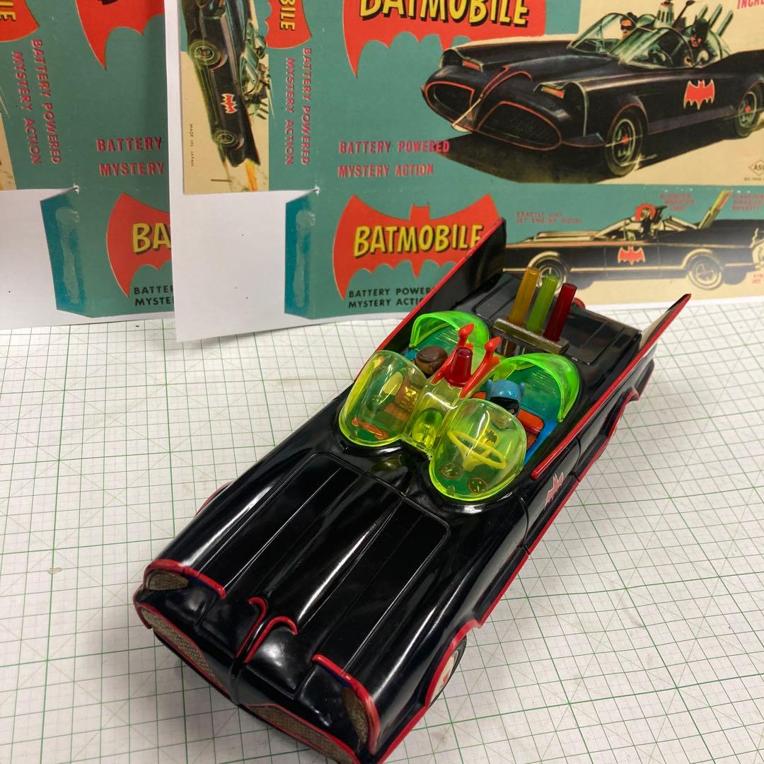 1960年代アオシン製の初期の珍しい黒の バットマンかー黒は！殆ど出てきません