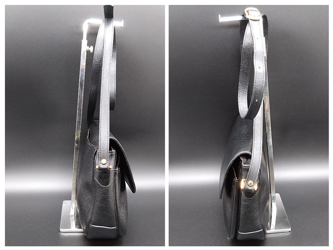 BURBERRY ショルダーバッグ ブラック ノバチェック レザー ペットボトル