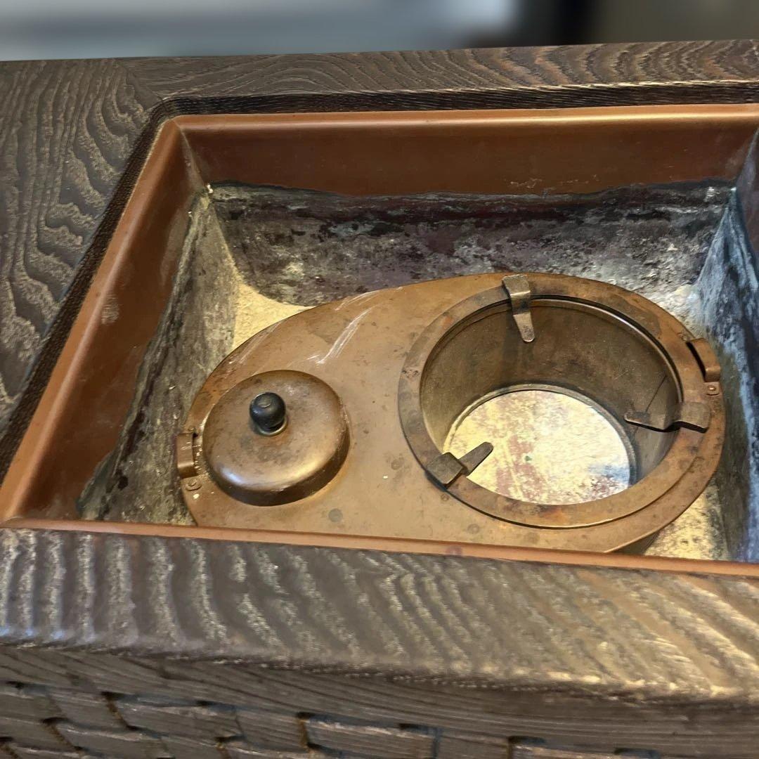 値下げしました。長火鉢と　燗をつけるどうこ