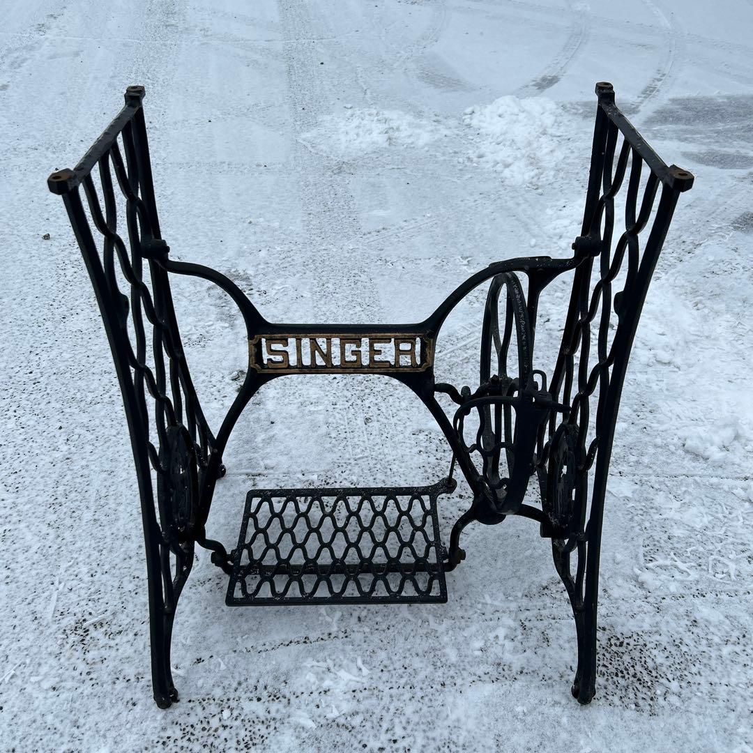 シンガー　網目ミシン脚　ミシン台　テーブル脚　アンティーク　レトロ　b15