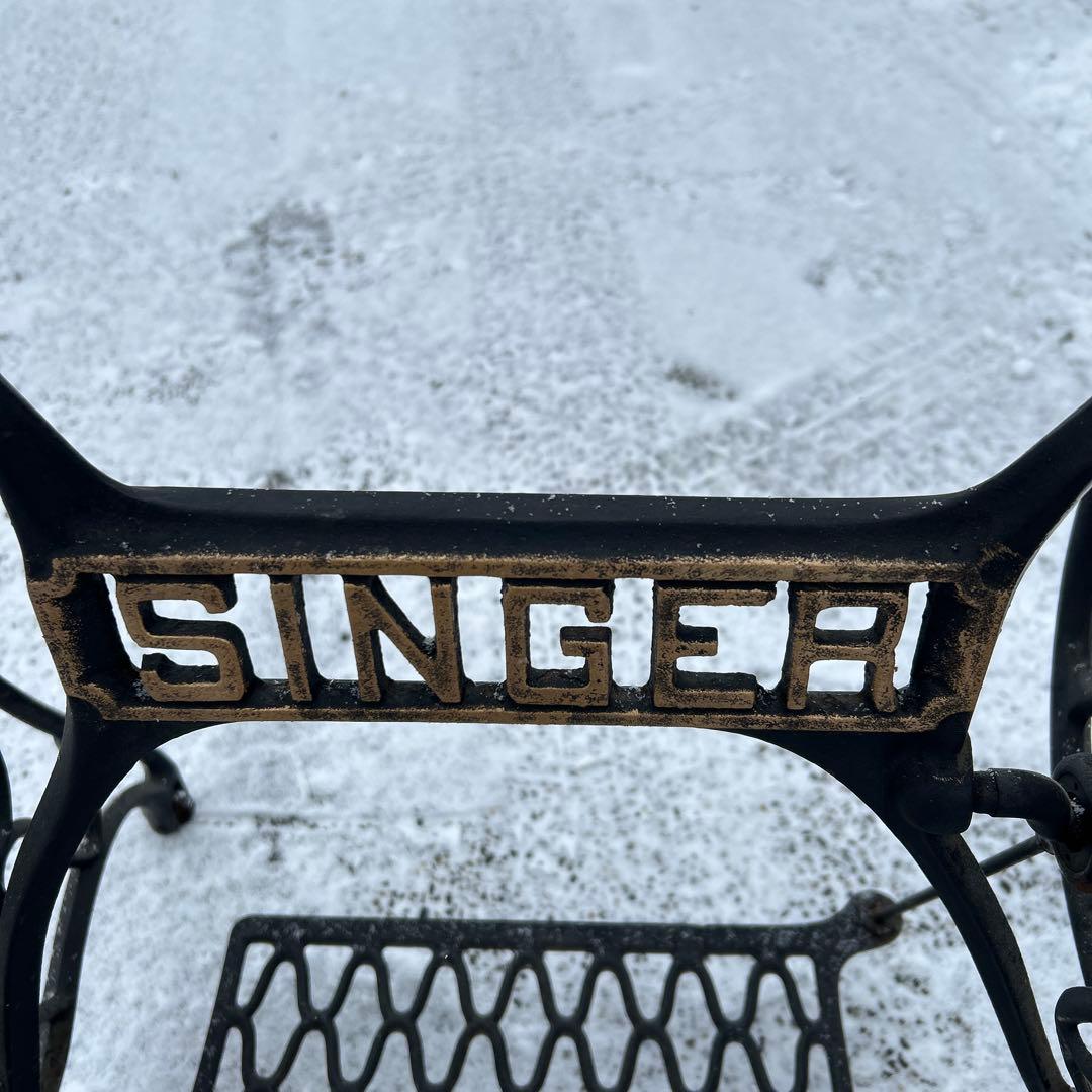 シンガー　網目ミシン脚　ミシン台　テーブル脚　アンティーク　レトロ　b15