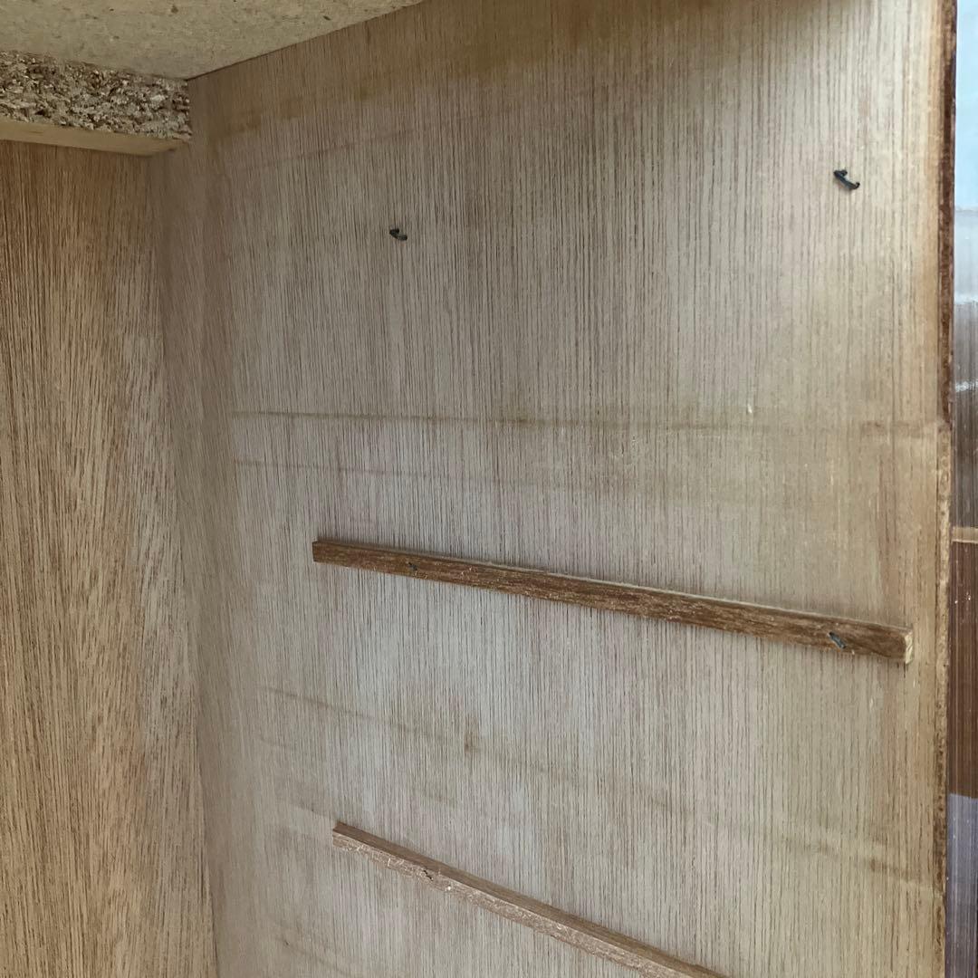 昭和レトロ　ビンテージ　トンボ台　木製木目調　6引き出し　テレビ台　希少