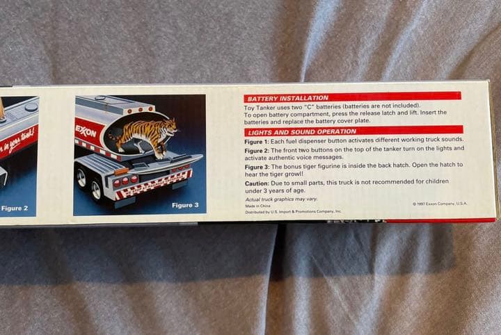 EXXON エクソン 大型タンクロリー　非売品　1997年製　未使用品　箱付き