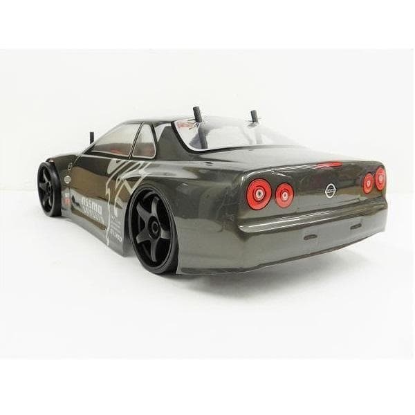 ターボ機能付 1/10 ドリフトラジコン GR002 ガンメタ スペアボディー付