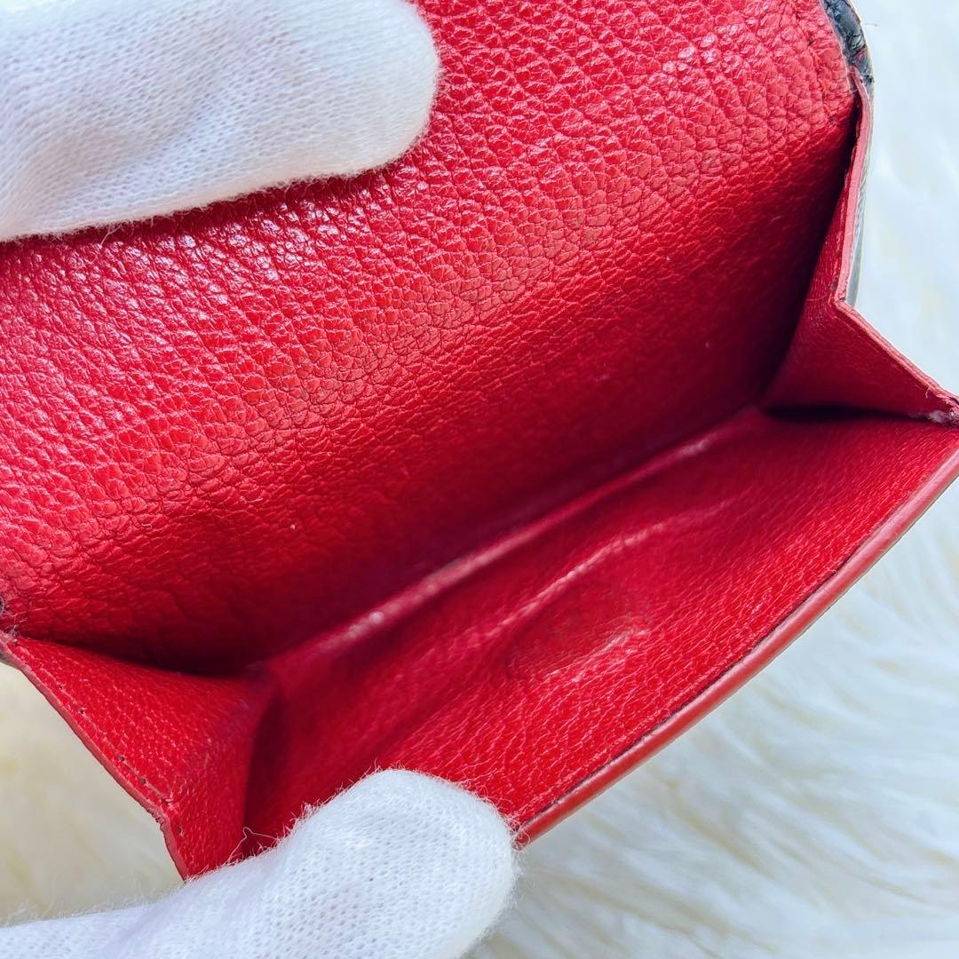 美品✨ミュウミュウ ラブレター マドラス ハート 三つ折り財布 ブラック 黒