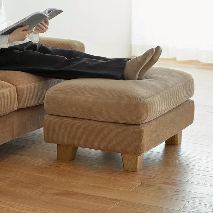 unico GREIG（グレイグ） カバーリングオットマン キャメル