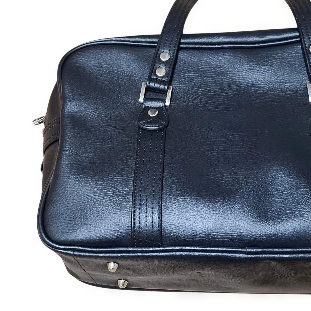 イーストボーイ　スクールバッグ　スクバ　Venus　ブラック　刺繍シルバー