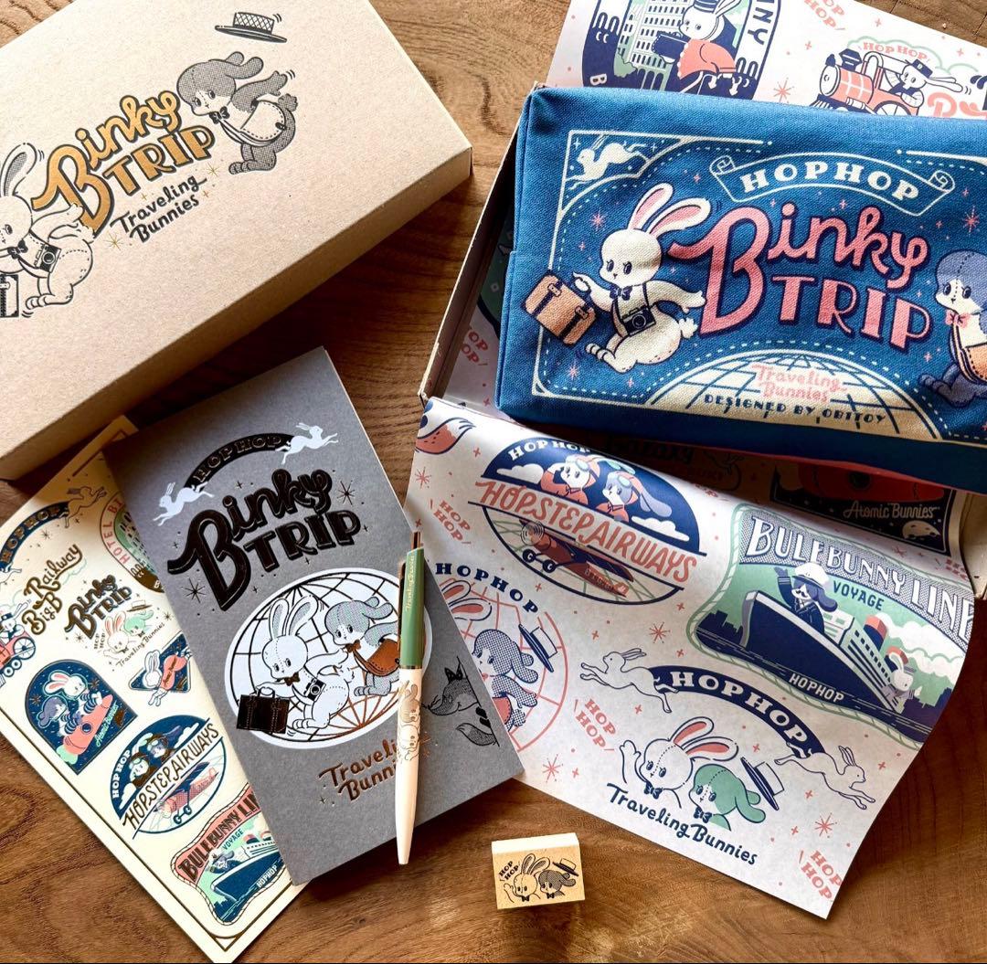 オビワン 文具女子博 Binky TRIP ポーチセット