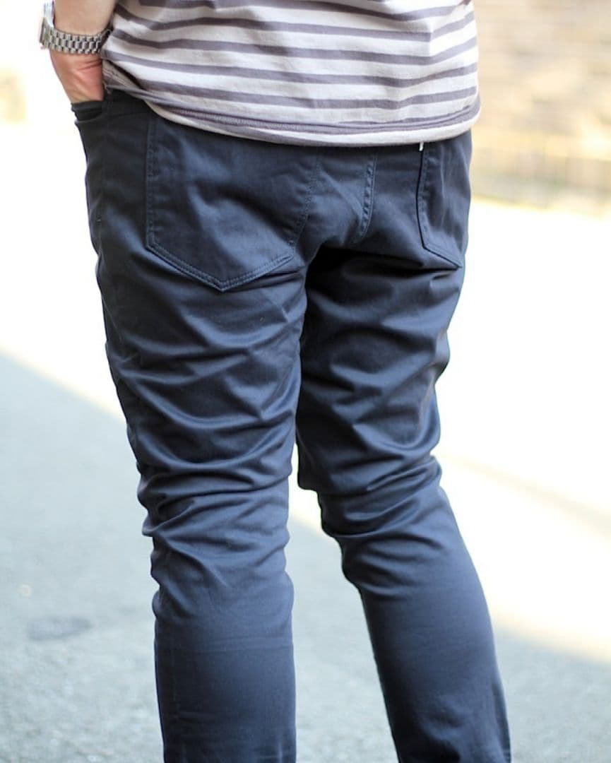 ノンネイティブ希少パンツDROPPED FIT紺DWELLERグラミチ等チノパン