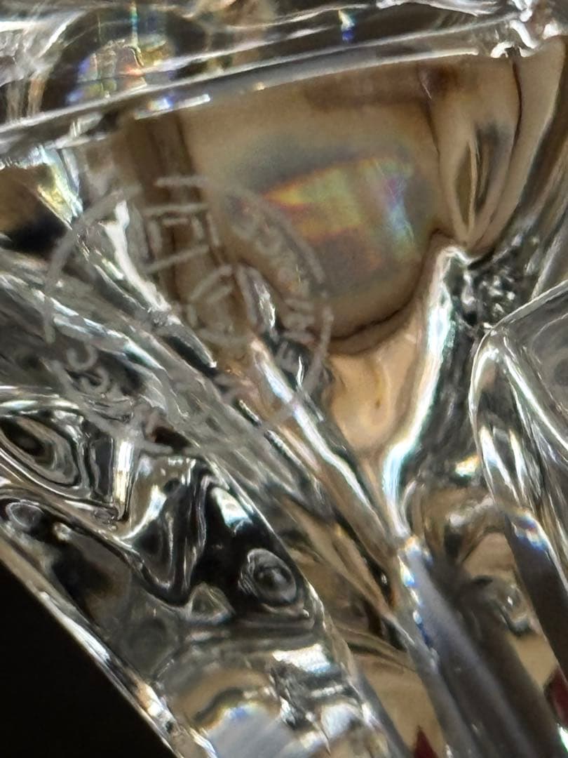 希少❣️色々なポーズが楽しめるバカラ アクロバット キャット クリスタル 美品