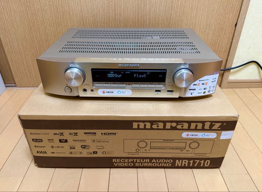 Marantz NR1710 AVサラウンドレシーバー ゴールド