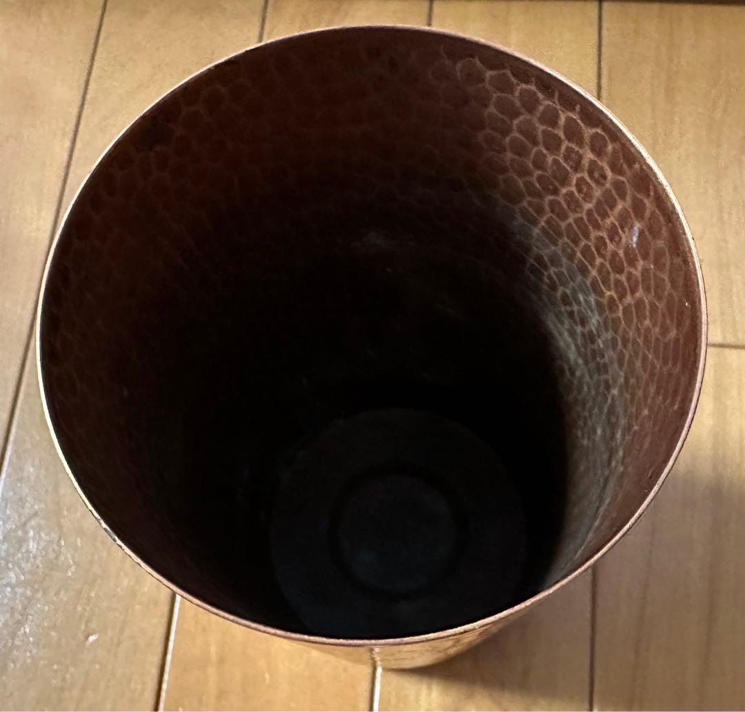 昭和レトロ 日本製 純銅 花瓶(美術花器)花器 花差し 花飾り