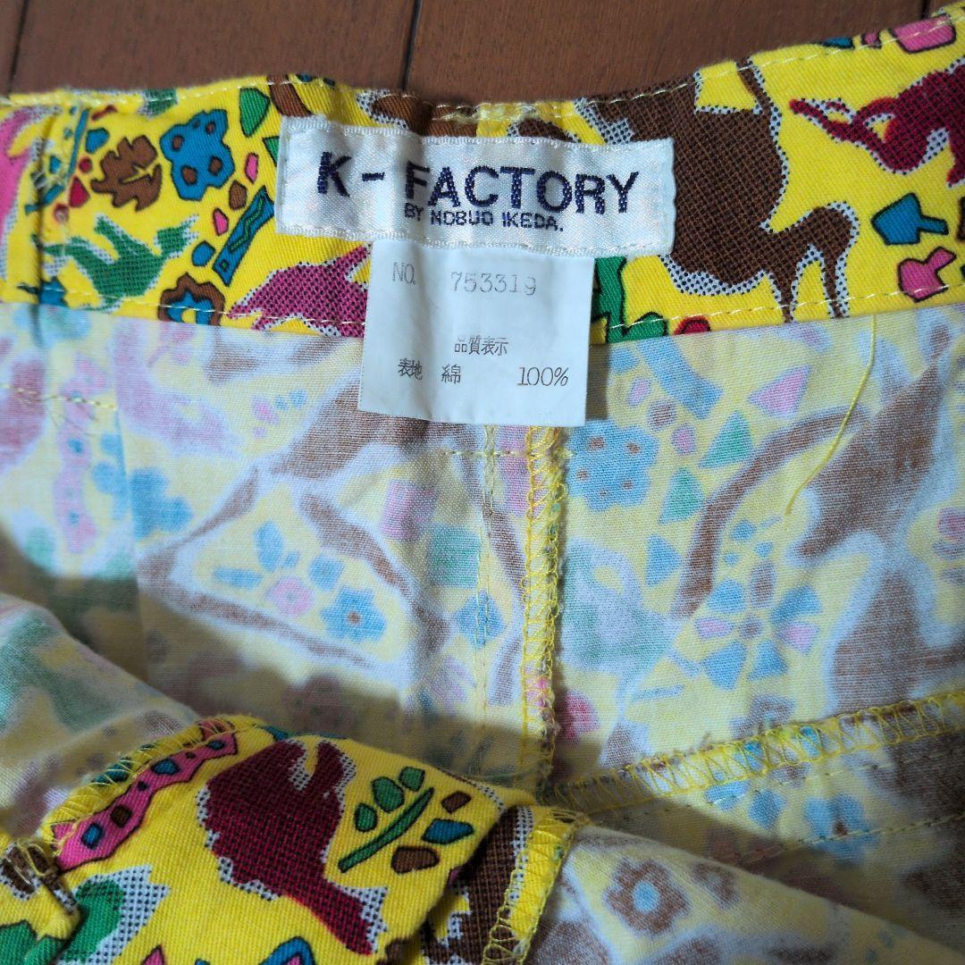 K-FACTORY ケーファクトリー Tシャツ　ショートパンツ　イケダノブオ