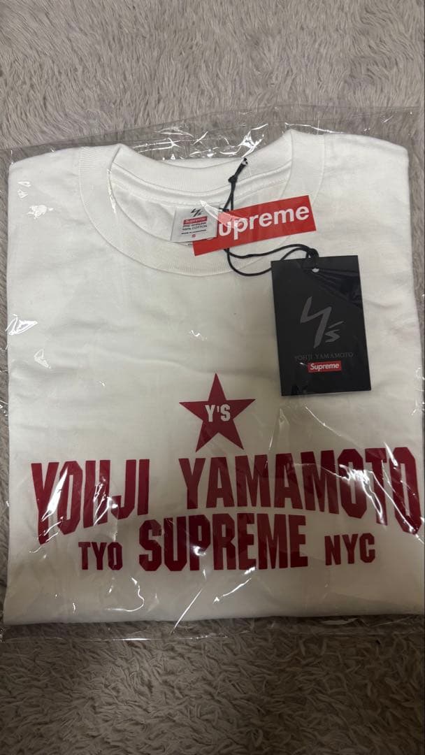 YOHJI YAMAMOTO TYO SUPREME Tシャツ ホワイト