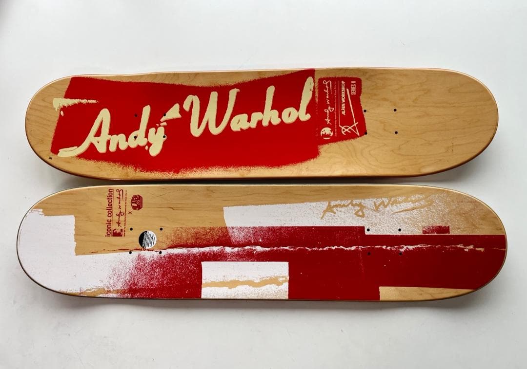 新品 ALIAN WORKSHOP アンディーウォーホル スケートボードデッキ
