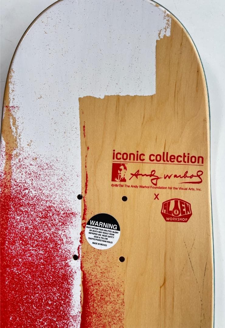 新品 ALIAN WORKSHOP アンディーウォーホル スケートボードデッキ