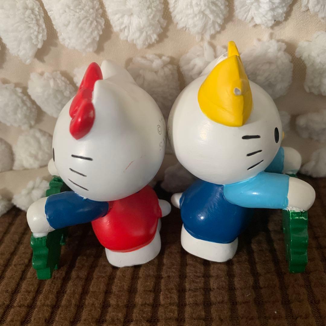 レア　当時物 2001年 ハローキティ ダニエル こどもの日　フィギュア 陶器製
