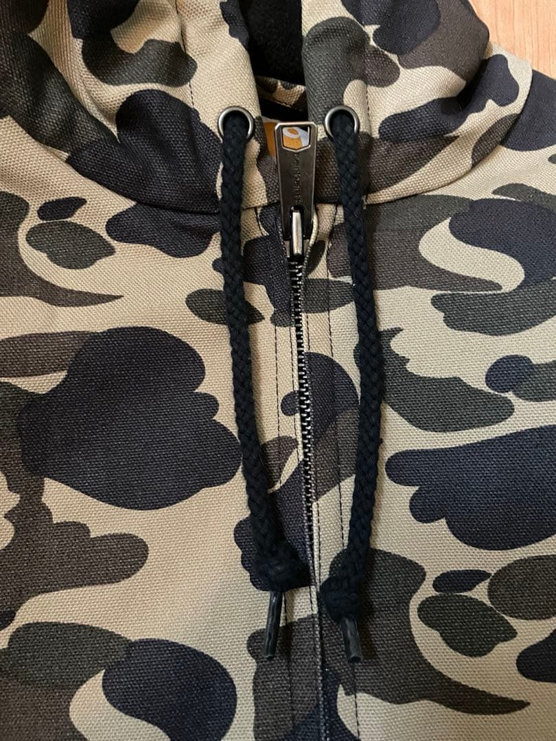 激レア 美品カーハート アクティブジャケット ダックカモ　エイプ