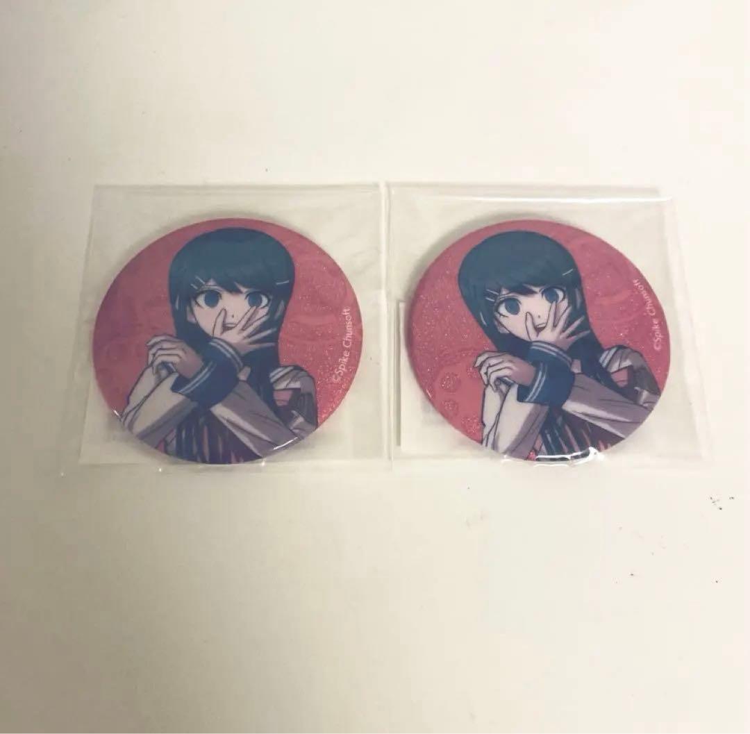 ダンガンロンパ オンラインくじ D賞 舞園 缶バッジ グリッター缶バッジ