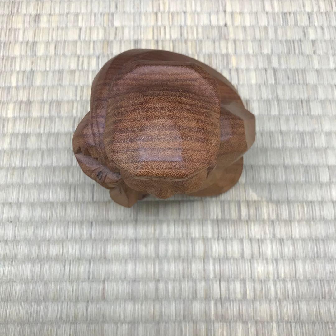 山中象堂作　可愛い木彫の大黒さま