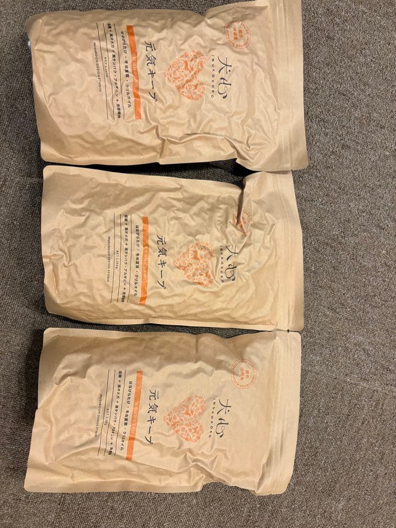 犬心　元気キープ 1.25kg ×3袋　ドッグフード　賞味期限2026年12月